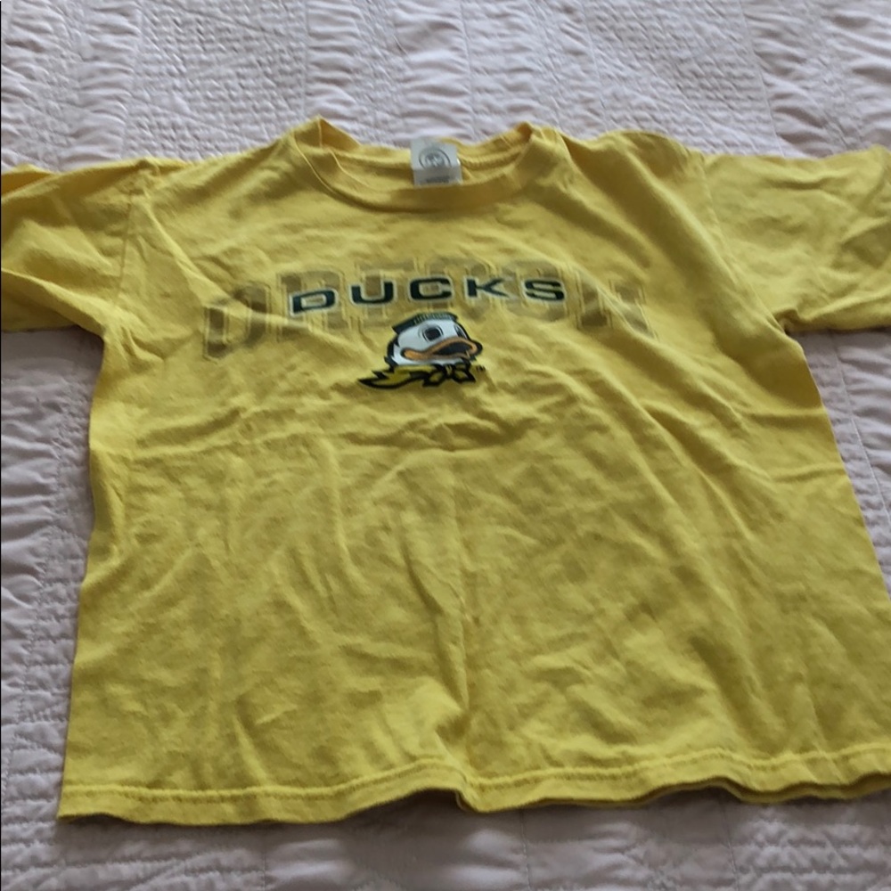 Oregon Ducks Yellow Tee